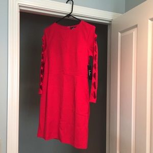 Red bodycon dress